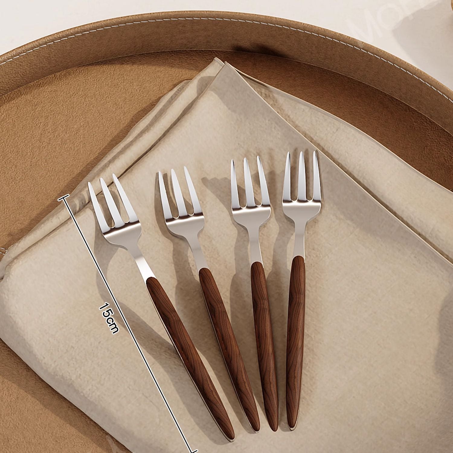 Elegant Glass Dessert Jar Elegant 1-Set Glass Cake & Dessert Serving Jar with Stainless Steel Forks | Glass Dessert Jars for Weddings, Birthdays, Parties - Cake Display Container for Cakes, Fruits, Pastries