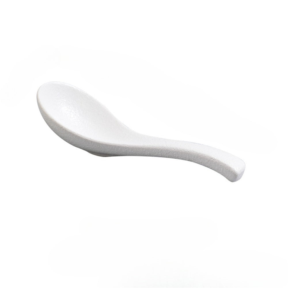 Ceramic soup spoons, creative and cute Japanese-style tableware for family use