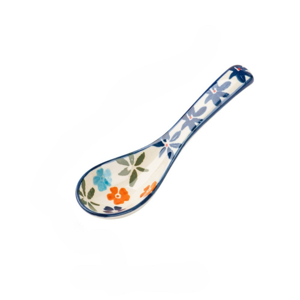 Ceramic Spoons - Heavy-Duty Heat-Resistant Soup Spoons Suitable for Noodles