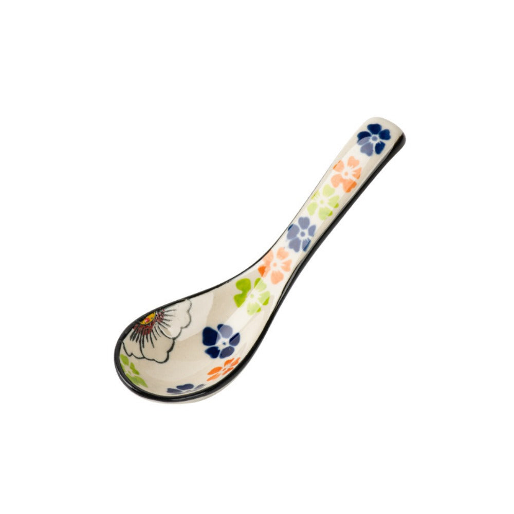 Ceramic Spoons - Heavy-Duty Heat-Resistant Soup Spoons Suitable for Noodles