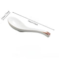 Ceramic soup spoons, creative and cute Japanese-style tableware for family use